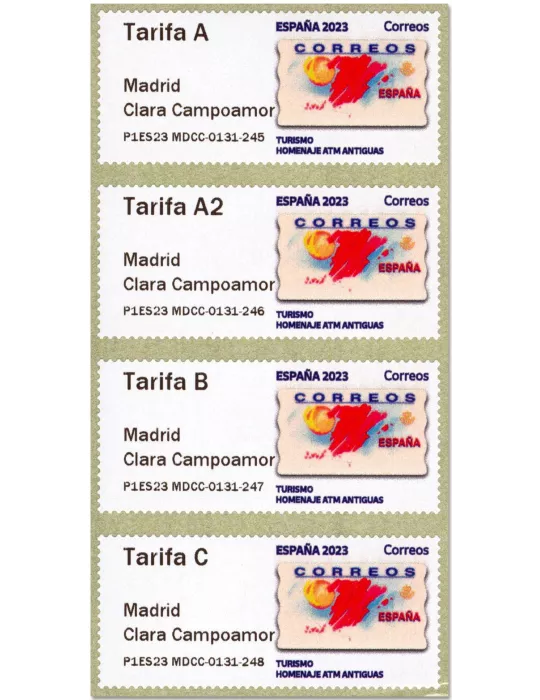 n° 193 - Timbre ESPAGNE Timbres de distributeurs