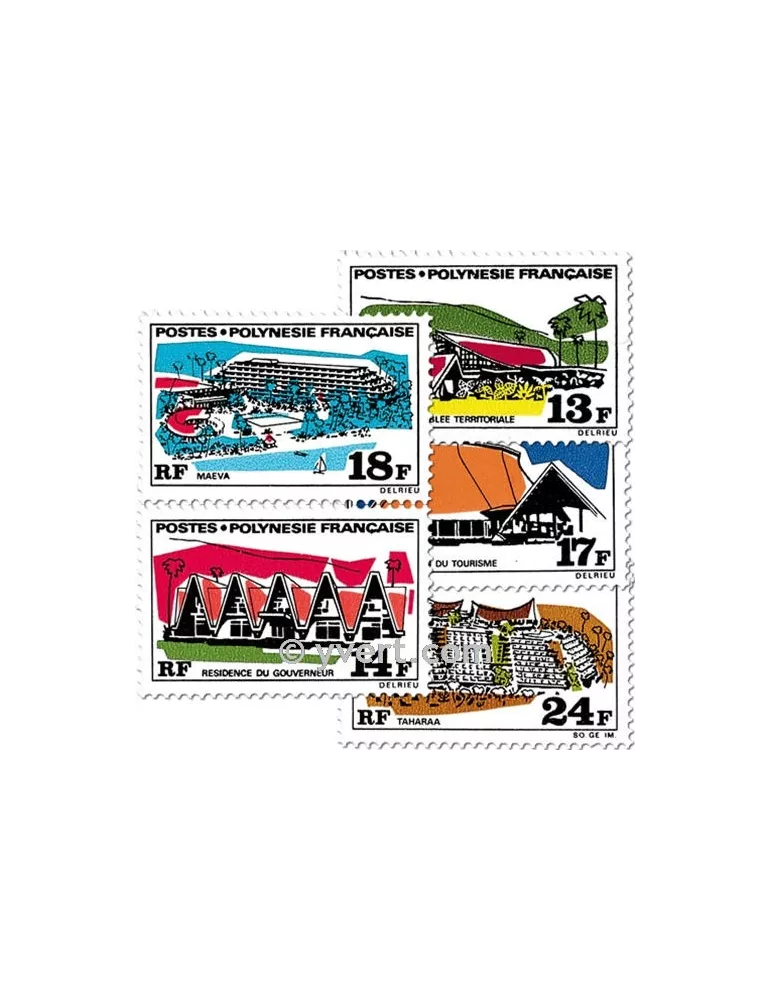 n° 72/76 - Timbre Polynésie Poste