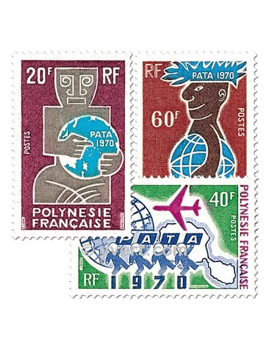 n° 77/79 - Timbre Polynésie Poste
