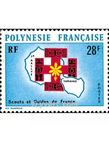 n° 91 - Timbre Polynésie Poste 2