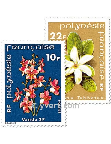 n° 128/129 - Timbre Polynésie Poste 2