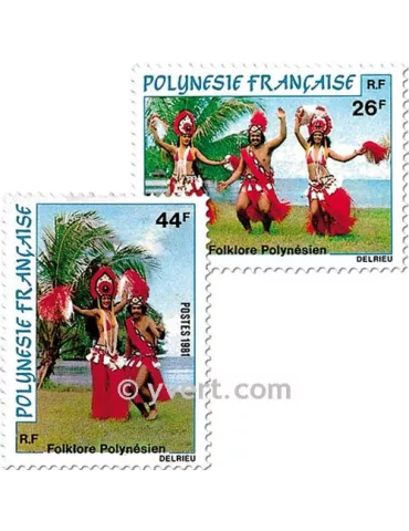 n° 165/167 - Timbre Polynésie Poste 2