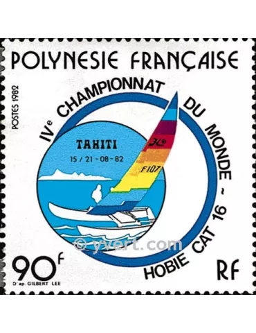 n° 184 - Timbre Polynésie Poste 2