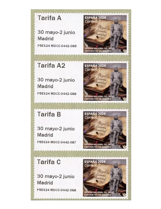 n° 206 - Timbre ESPAGNE Timbres de distributeurs