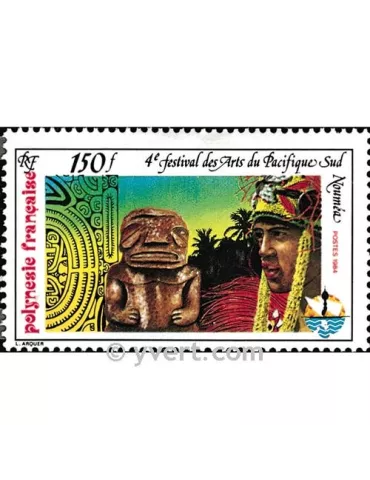 n° 222 - Timbre Polynésie Poste 2