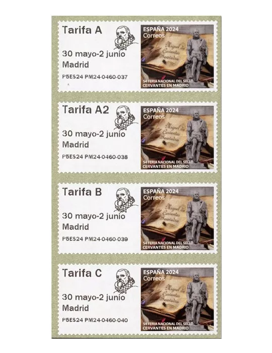 n° 206a - Timbre ESPAGNE Timbres de distributeurs