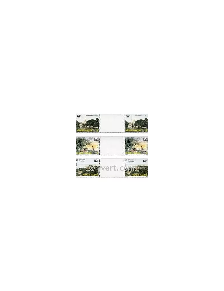 n° 256A/258A - Timbre Polynésie Poste