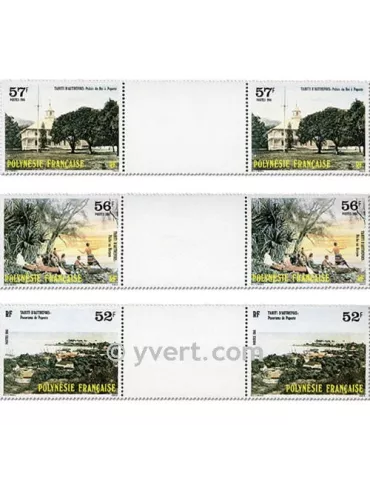 n° 256A/258A - Timbre Polynésie Poste 2