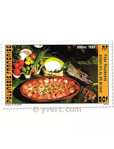 n° 261/262 - Timbre Polynésie Poste 2