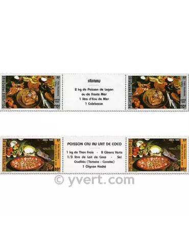 n° 261A/262A - Timbre Polynésie Poste 2