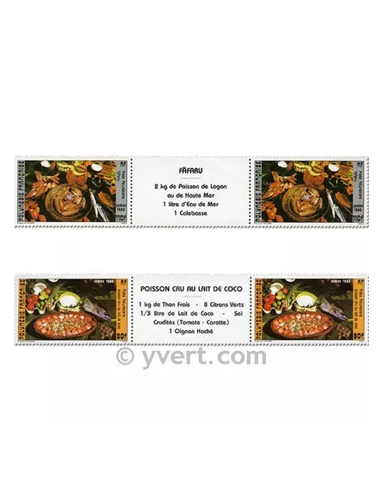 n° 261A/262A - Timbre Polynésie Poste