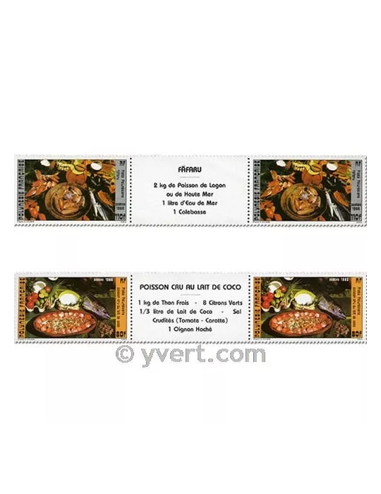 n° 261A/262A - Timbre Polynésie Poste