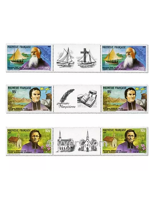 n° 292A/294A - Timbre Polynésie Poste