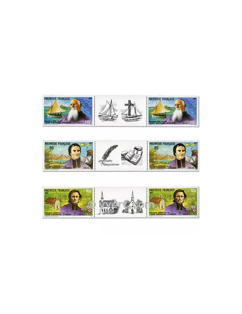 n° 292A/294A - Timbre Polynésie Poste