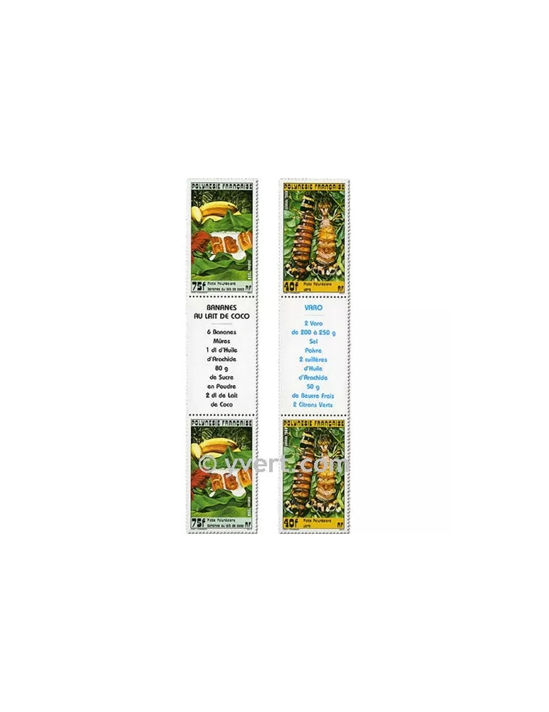 n° 295A/296A - Timbre Polynésie Poste