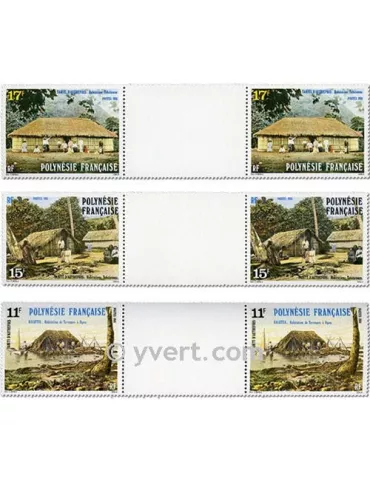 n° 299A/301A - Timbre Polynésie Poste 2