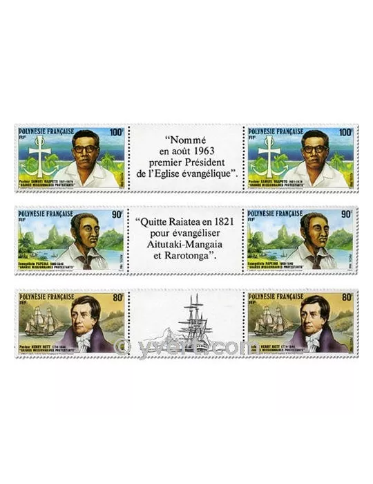 n° 318A/320A - Timbre Polynésie Poste