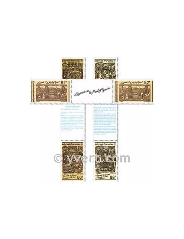 n° 347A/349A - Timbre Polynésie Poste