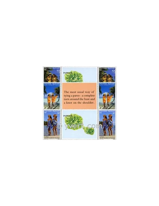 n° 365A/367A - Timbre Polynésie Poste