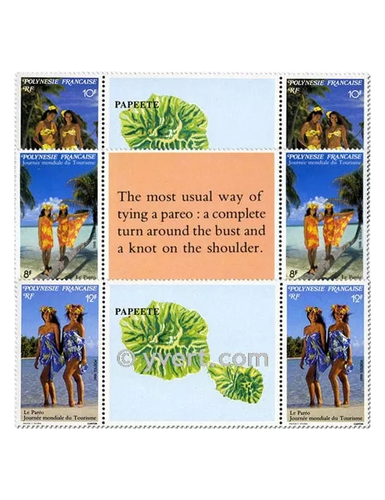 n° 365A/367A - Timbre Polynésie Poste