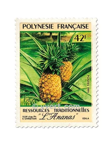 n° 374/375 - Timbre Polynésie Poste 2