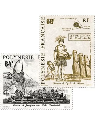 n° 379/381 - Timbre Polynésie Poste 2