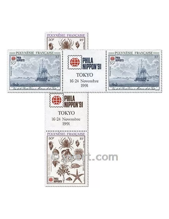 n° 393A/394A - Timbre Polynésie Poste