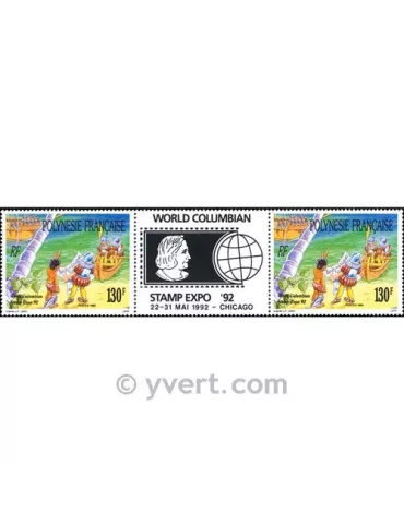 n° 409A - Timbre Polynésie Poste 2