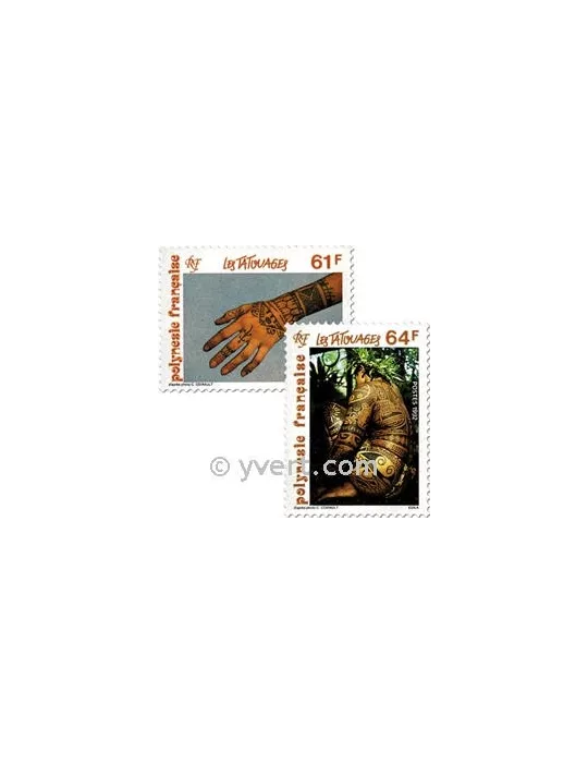 n° 413/414 - Timbre Polynésie Poste