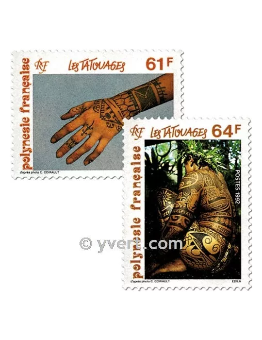 n° 413/414 - Timbre Polynésie Poste