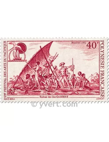 n° 419/420 - Timbre Polynésie Poste 2