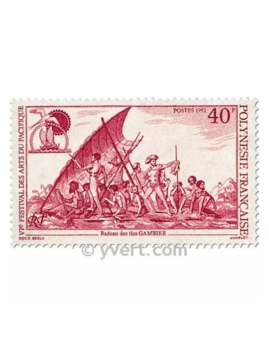 n° 419/420 - Timbre Polynésie Poste