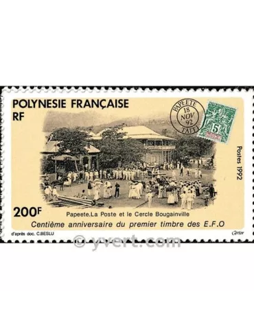 n° 421 - Timbre Polynésie Poste 2