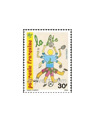 n° 436 - Timbre Polynésie Poste