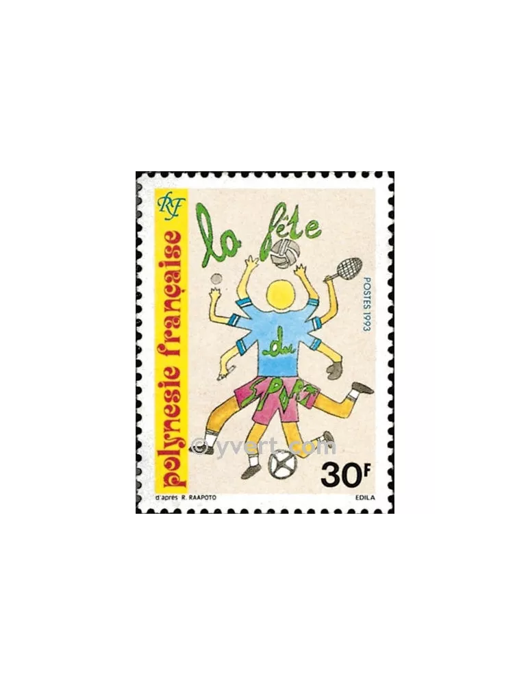 n° 436 - Timbre Polynésie Poste