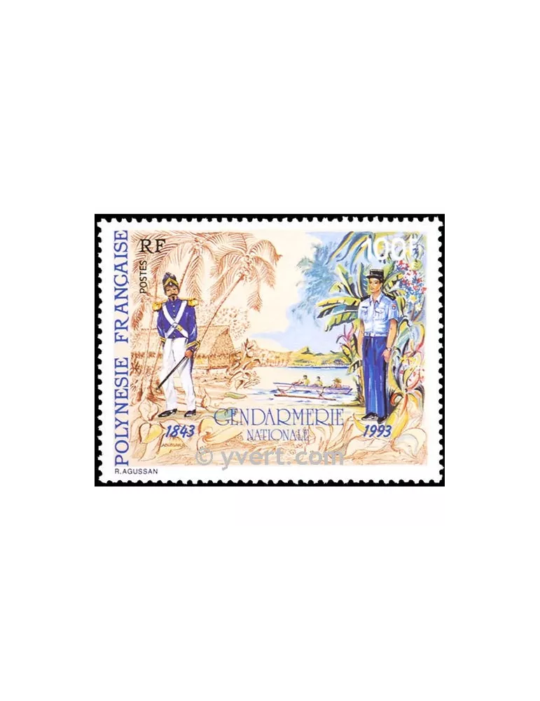 n° 443A - Timbre Polynésie Poste