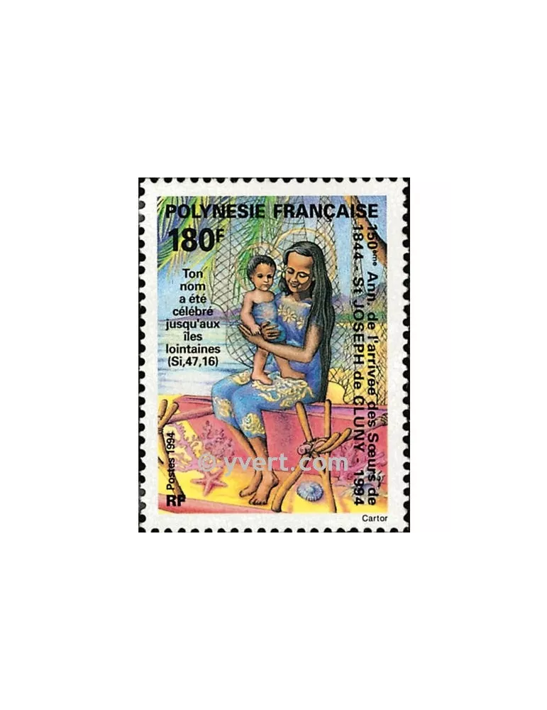 n° 454 - Timbre Polynésie Poste