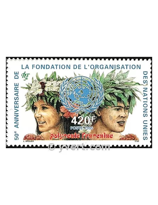 n° 493 - Timbre Polynésie Poste