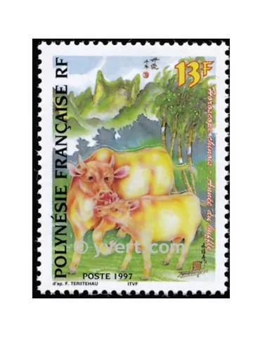 n° 525 - Timbre Polynésie Poste 2