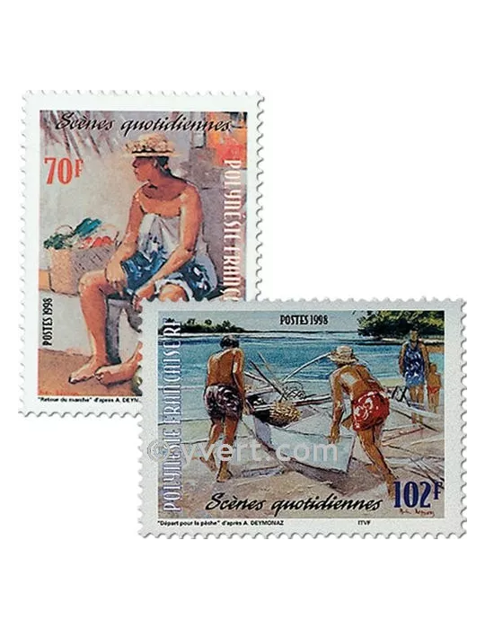 n° 574/577 - Timbre Polynésie Poste