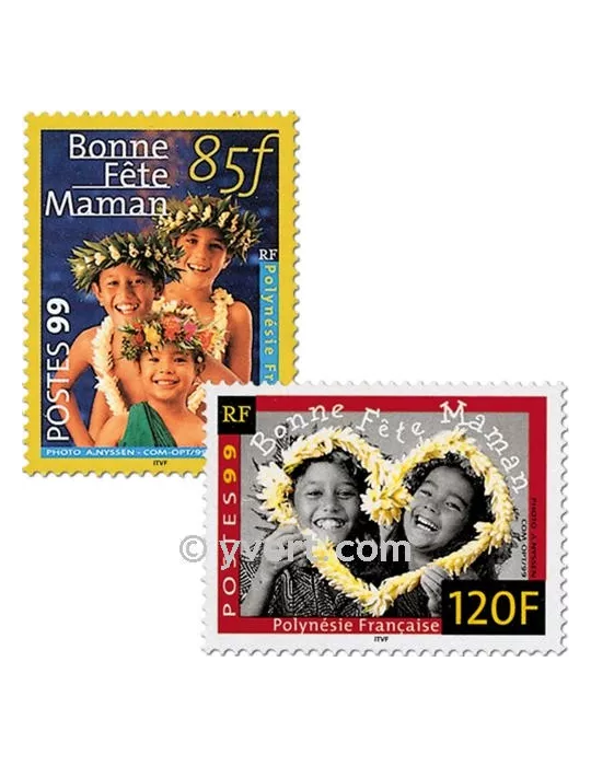 n° 586/587 - Timbre Polynésie Poste