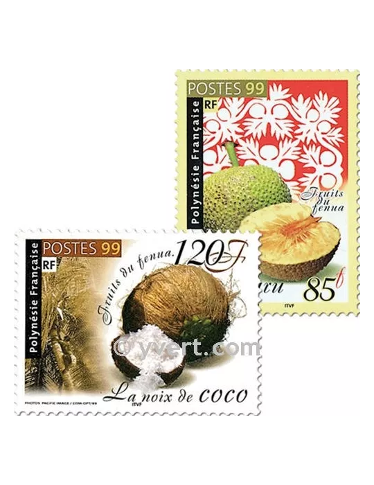 n° 588/589 - Timbre Polynésie Poste