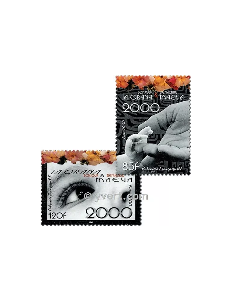 n° 610/611 - Timbre Polynésie Poste