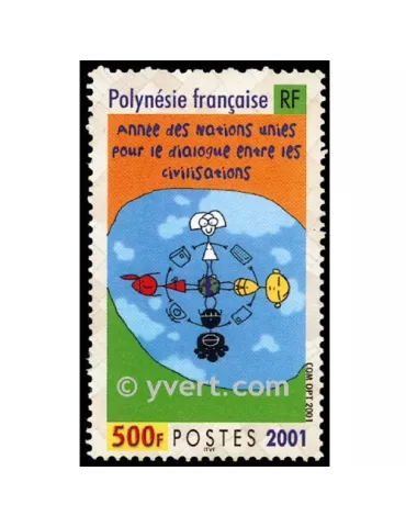 n° 651 - Timbre Polynésie Poste 2