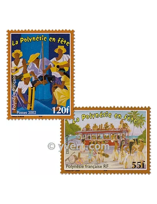 n° 680/681 - Timbre Polynésie Poste