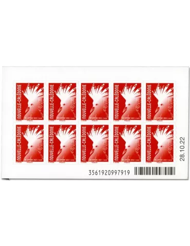 n° C1435 - Timbre Nlle Calédonie Poste (Carnet Cagou Type Chung 2022)