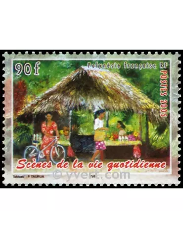 n° 739 - Timbre Polynésie Poste 2