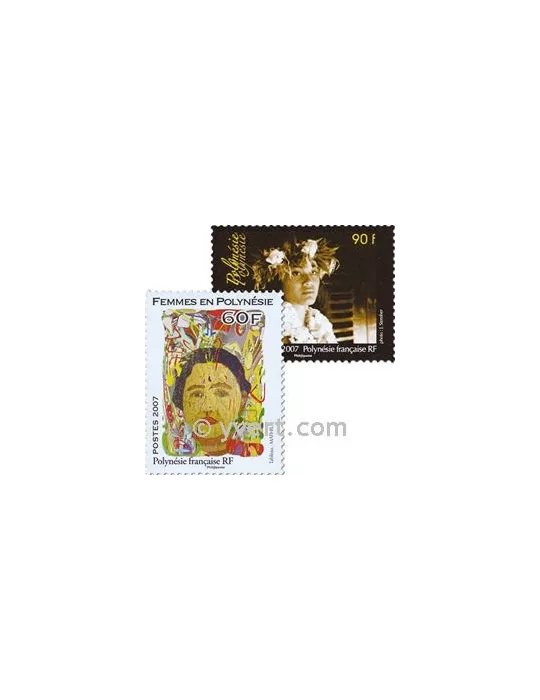 n° 801/802 - Timbre Polynésie Poste