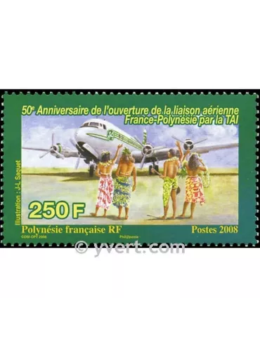 n° 857 - Timbre Polynésie Poste 2