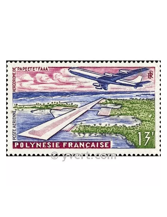n° 5 - Timbre Polynésie Poste aérienne